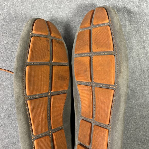 Mercanti Fiorentini Gray suede leather Mens 12 M Made In Brazil - Picture 8 of 10